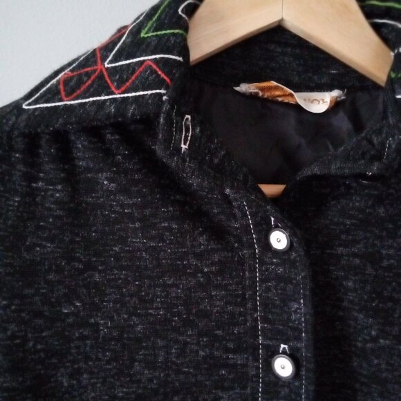 Vintage rare 1970s Howard Wolf Midi Dress - Picture 4 of 6